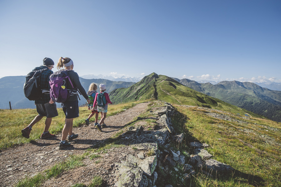 Familienwanderung am Schattberg Westgipfel