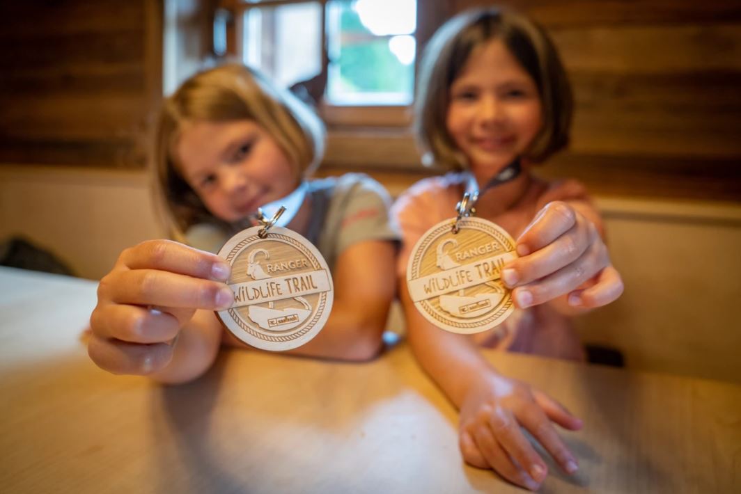 Medaille für Kinder - Wildlife Trail Saalbach