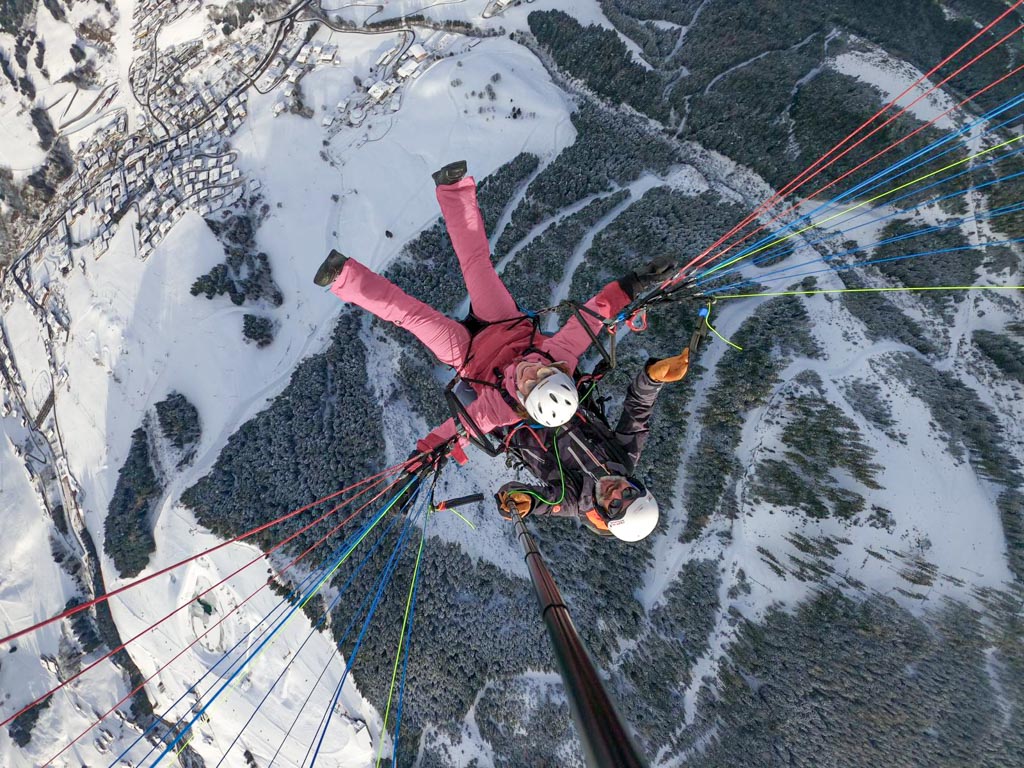 Paraglider mit Gast