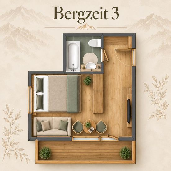 Doppelzimmer Bergzeit 3