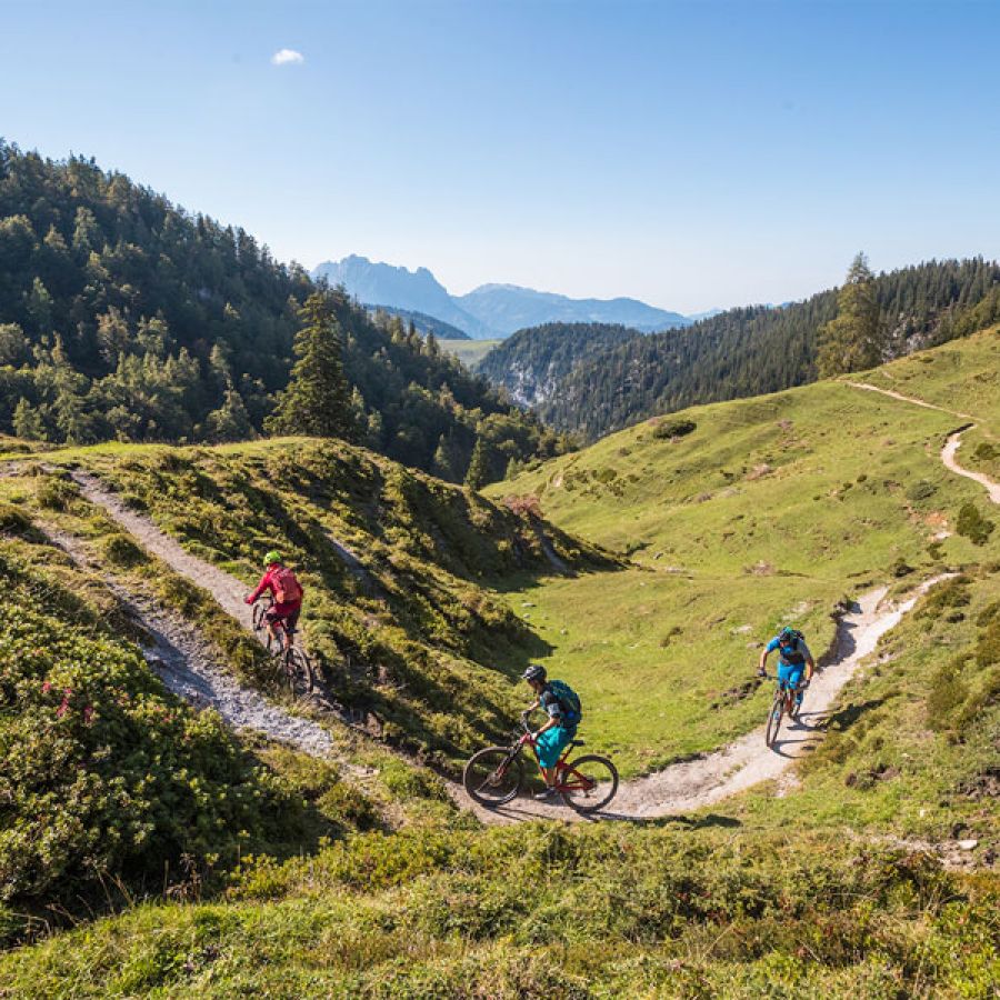 Biken im Bikepark Saalbach Hinterglemm