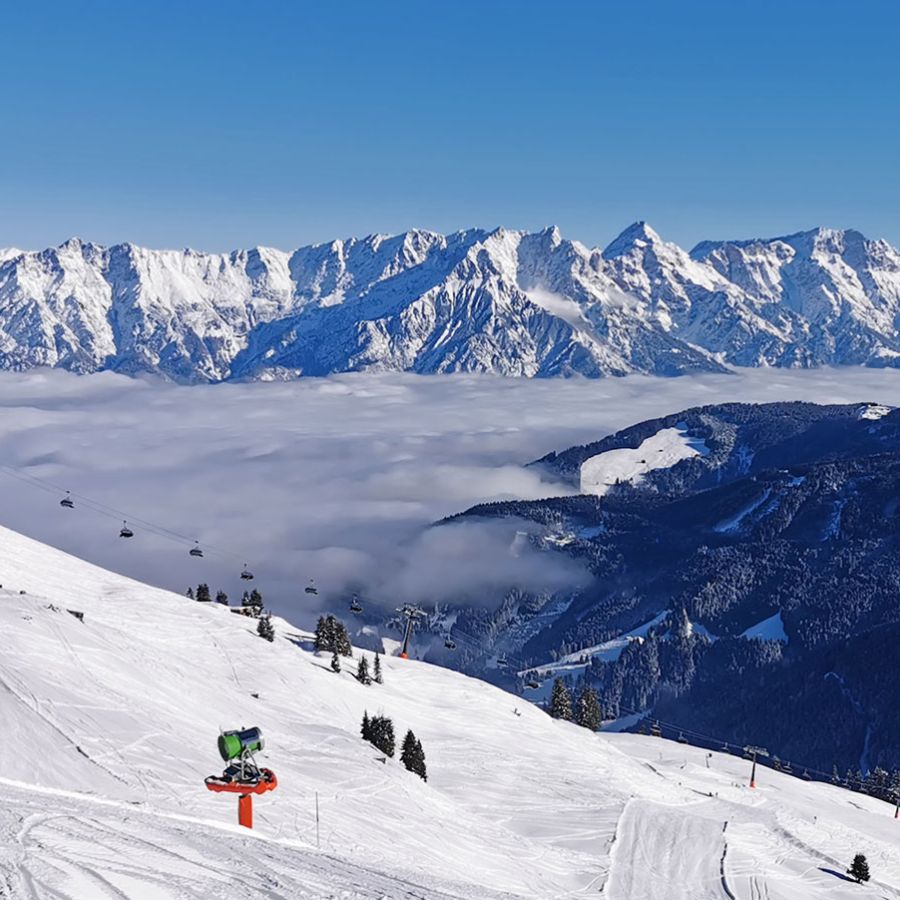 Traumwetter im Jänner in Saalbach-Hinterglemm