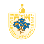Wandernadel Abzeichen in Gold Saalbach 