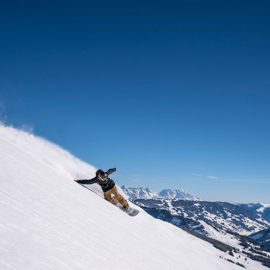 Snowboardurlaub in Saalbach