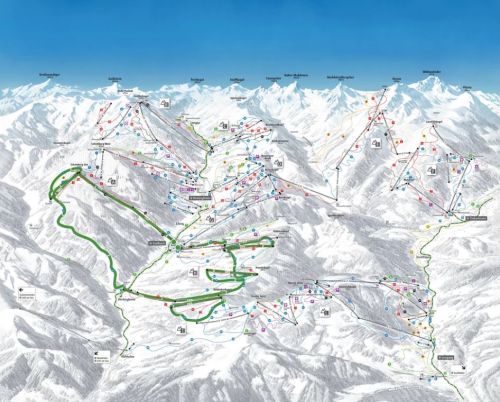 Saalbach-Runde Skicircus Saalbach-Hinterglemm-Leogang-Fieberbrunn