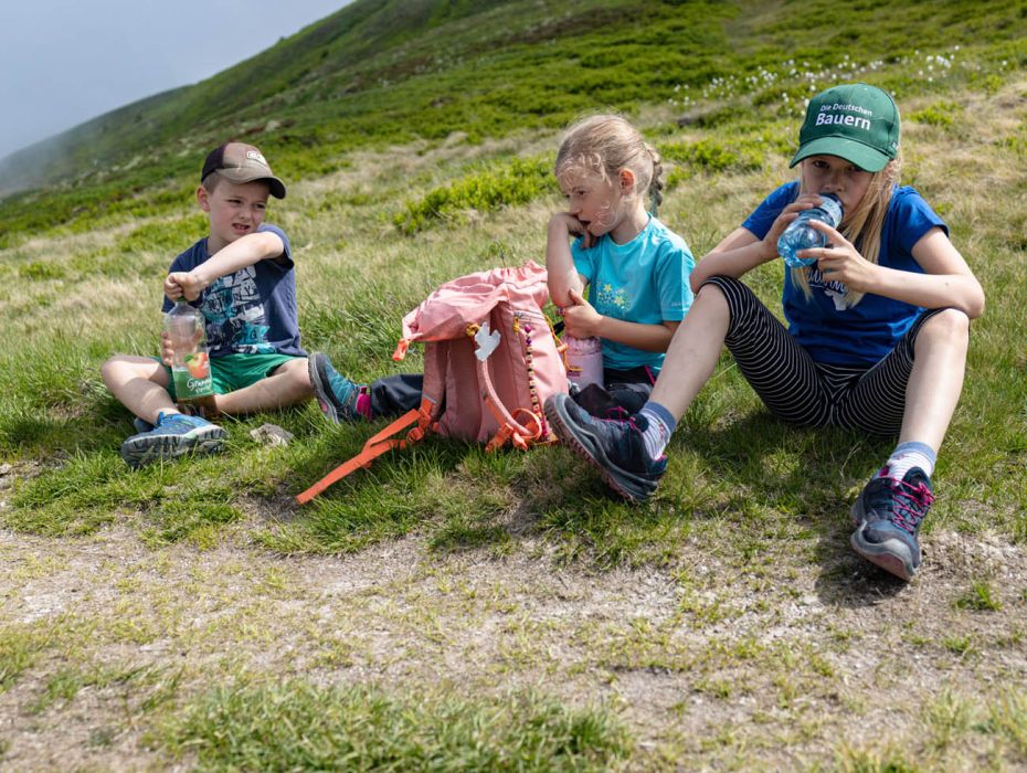 Familienwanderung zur Hacklbergalm in Hinterglemm