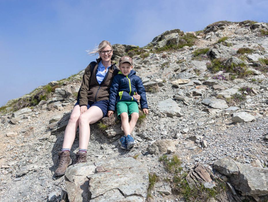 Familienwanderung zur Hacklbergalm in Hinterglemm