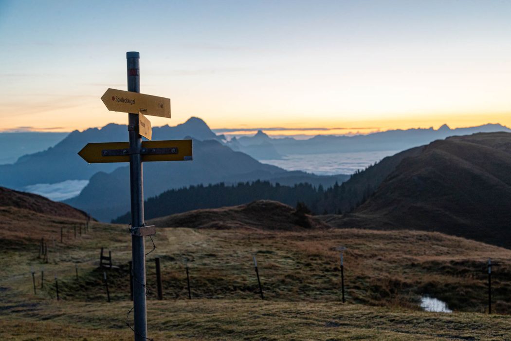 Herbstliche Sonnenaufgangswanderung zur Hochalmspitze