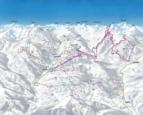 Tirol-Runde  Skicircus Saalbach-Hinterglemm-Leogang-Fieberbrunn