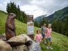Murmeltier aus Holz - Wildlife Trail - Familienurlaub