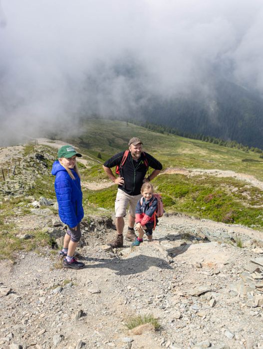 Familienwanderung zur Hacklbergalm in Hinterglemm