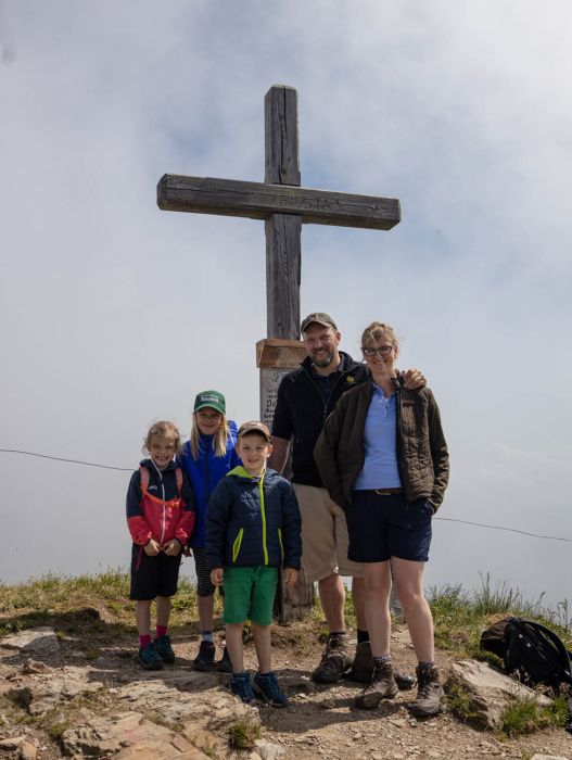 Familienwanderung zur Hacklbergalm in Hinterglemm