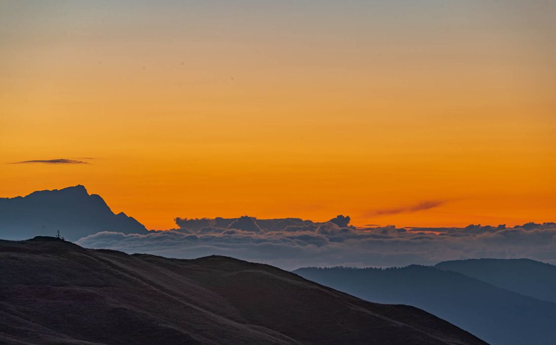 Herbstliche Sonnenaufgangswanderung zur Hochalmspitze