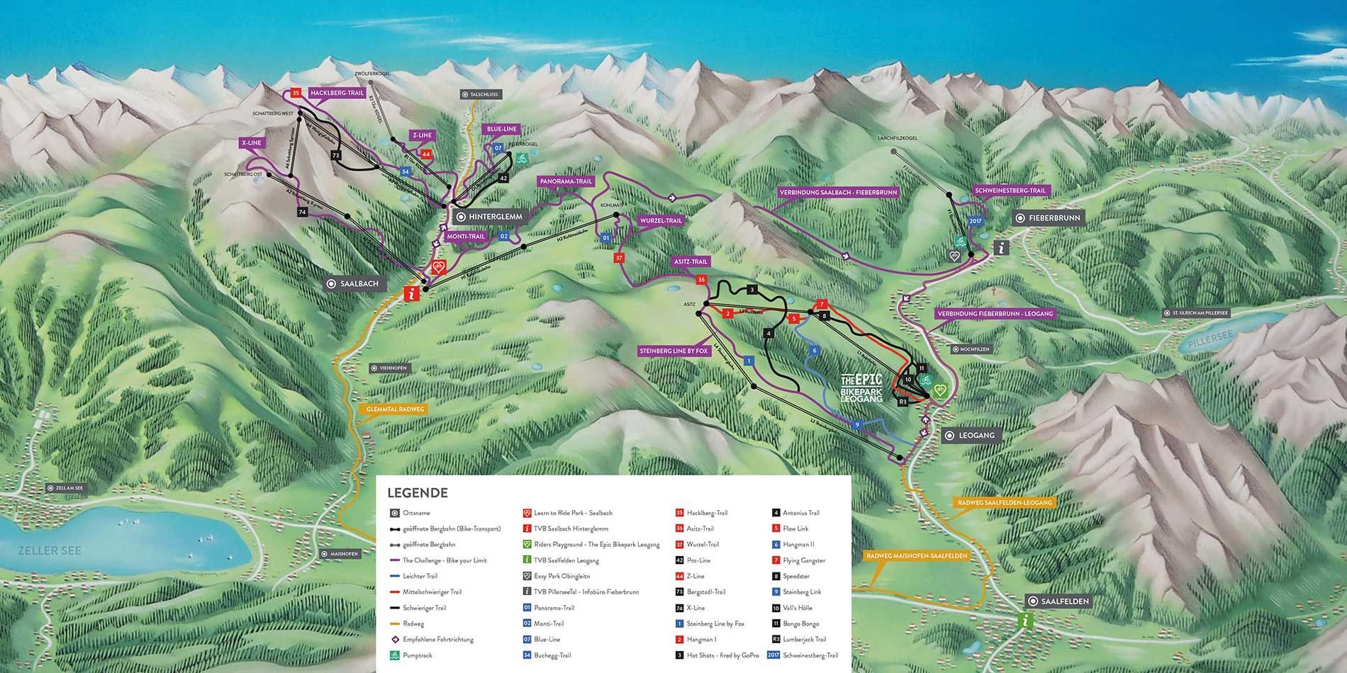 The Challenge - Herausforderung im Bikepark Saalbach-Hinterglemm-Leogang-Fieberbrunn