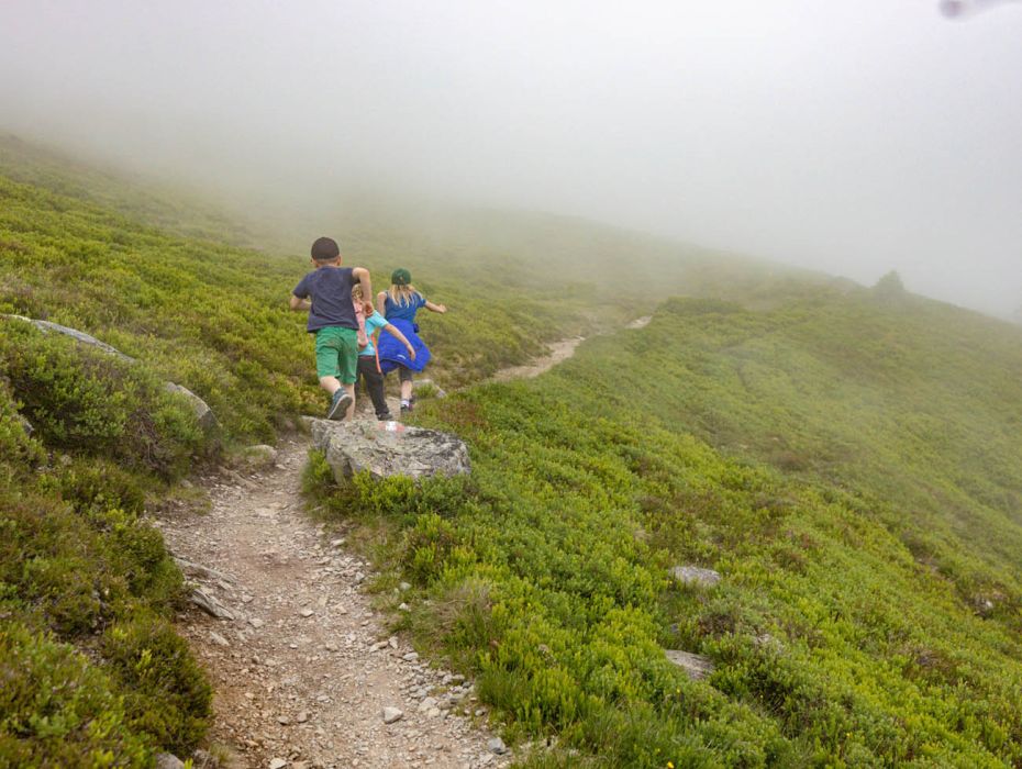Familienwanderung zur Hacklbergalm in Hinterglemm