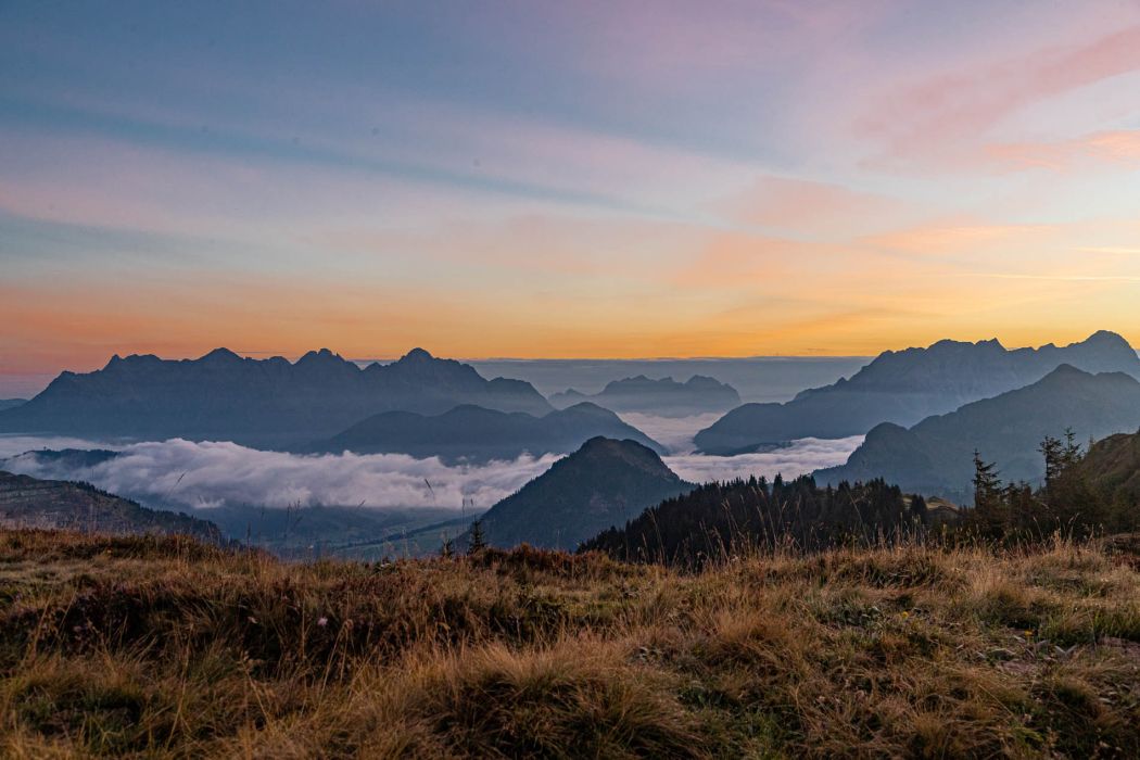 Herbstliche Sonnenaufgangswanderung zur Hochalmspitze