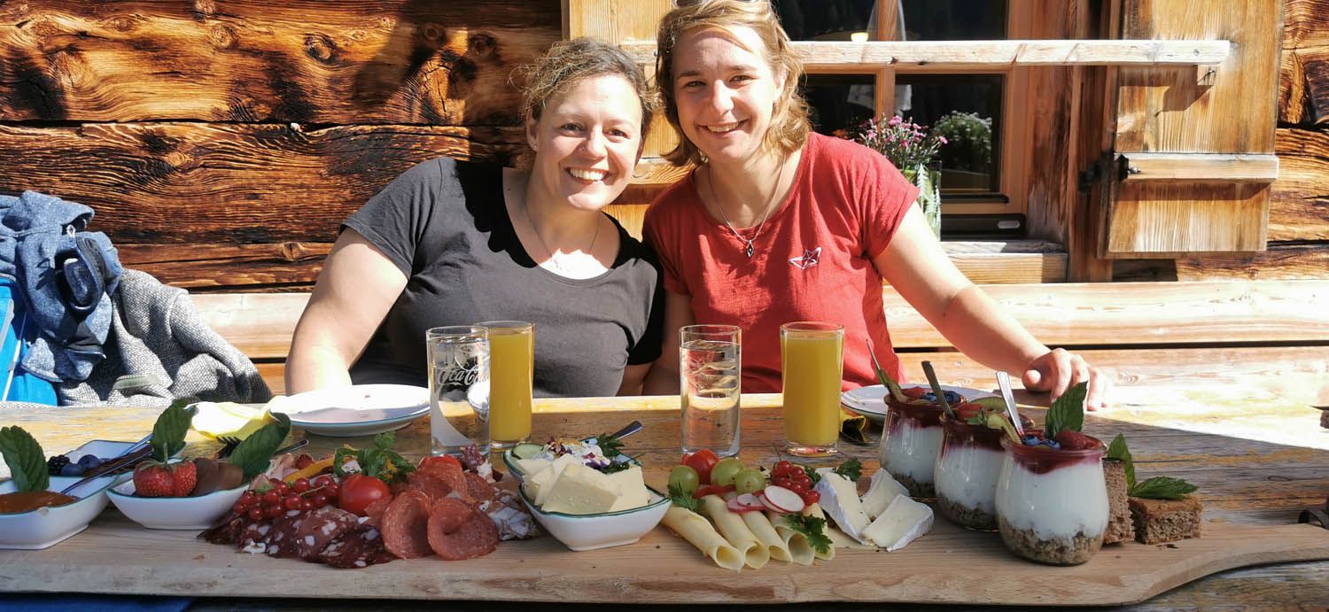 Frühstück auf der Alm