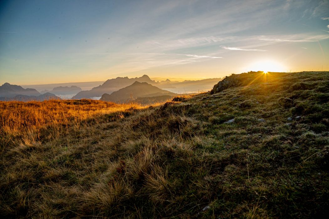Herbstliche Sonnenaufgangswanderung zur Hochalmspitze