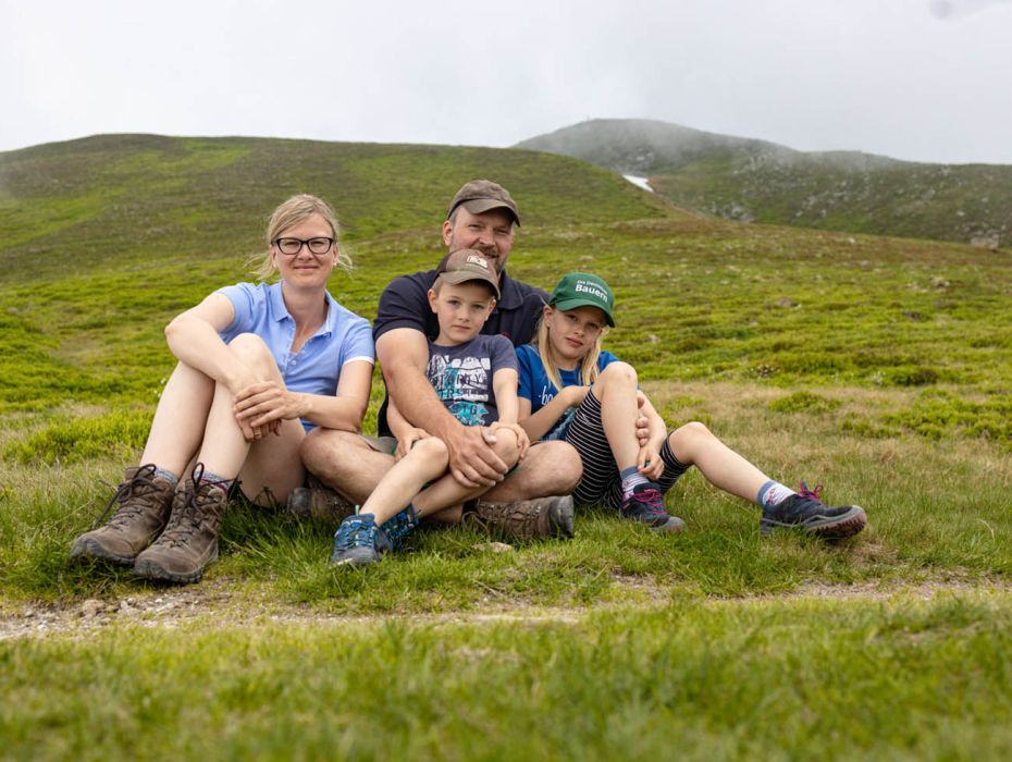 Familienwanderung zur Hacklbergalm in Hinterglemm